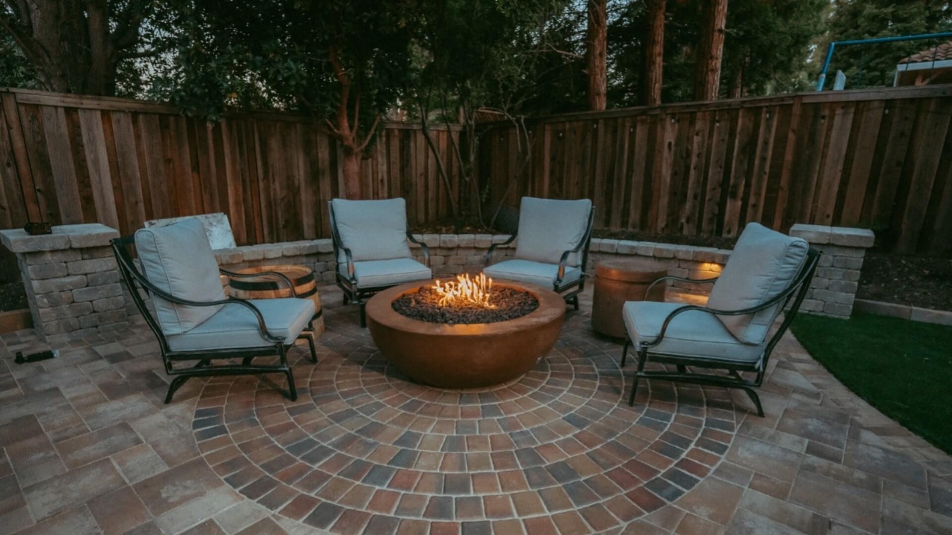 Fire Pits built by BBP Pavers