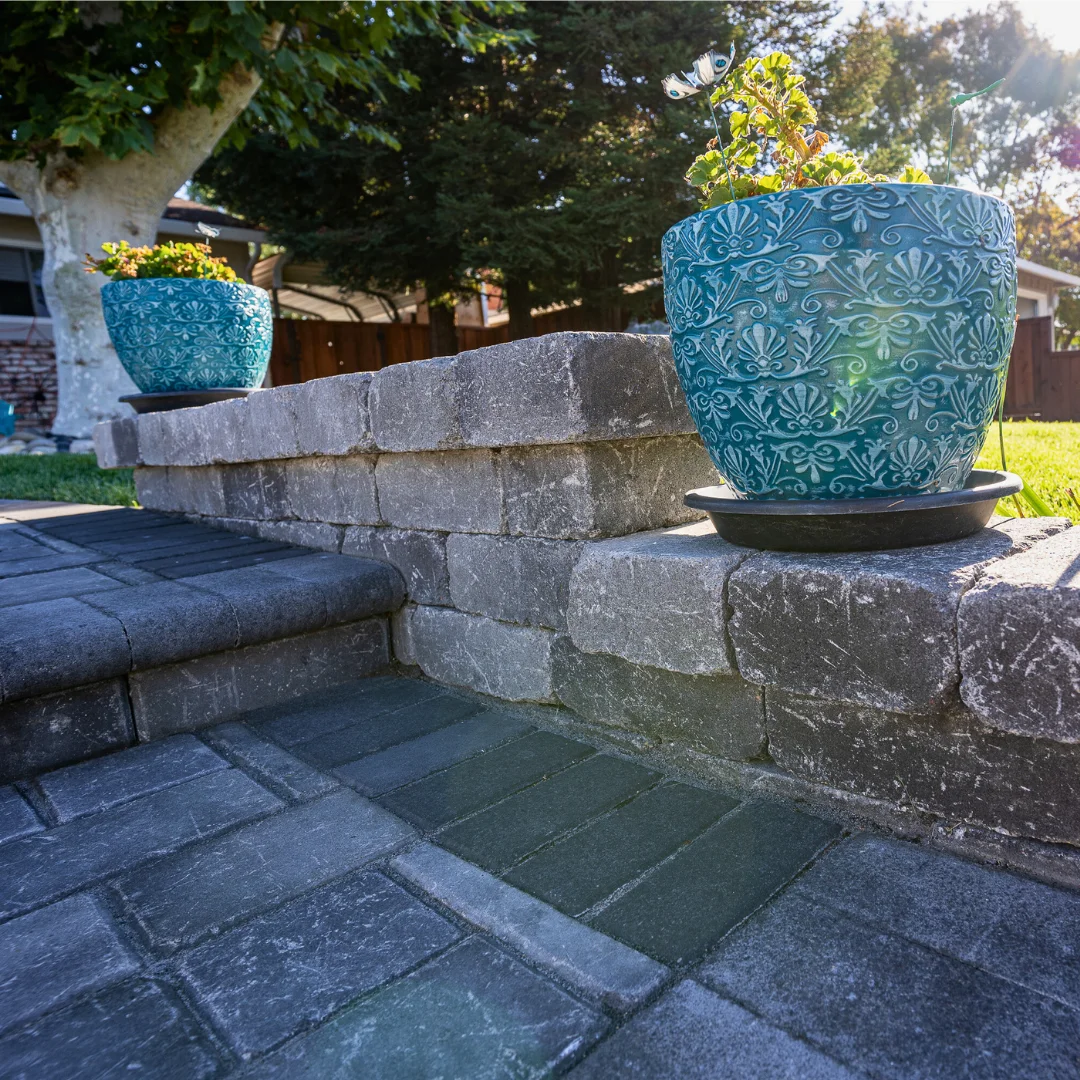 timber and brick style concrete landscape borders timber and brick style concrete landscape borders